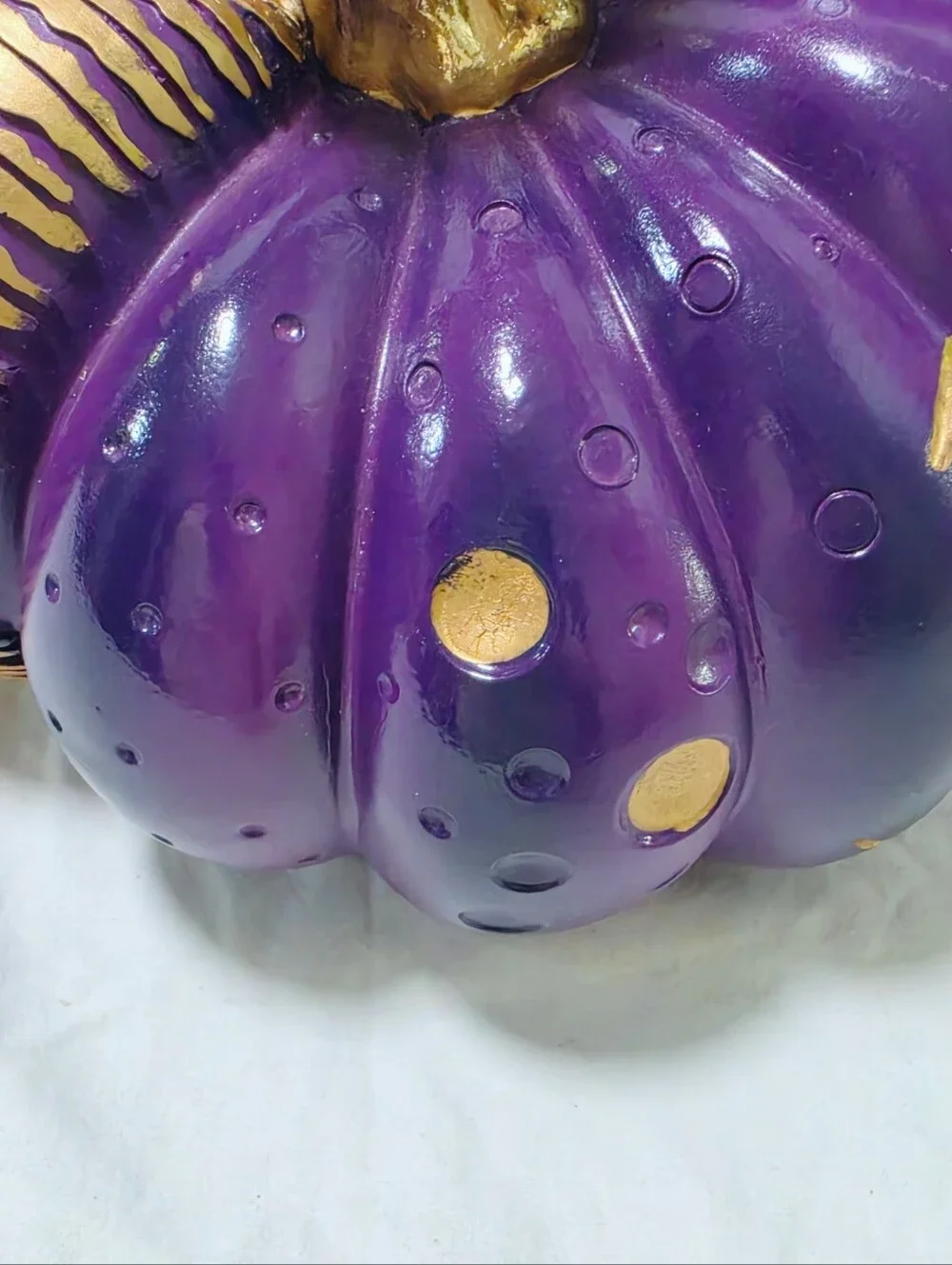 Celestial Moon Ceramic Halloween Pumpkin